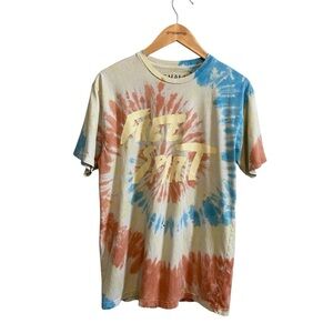 Khalid Free Spirit 2019 Tour Tie Dye Short Sleeve Tee Size Large